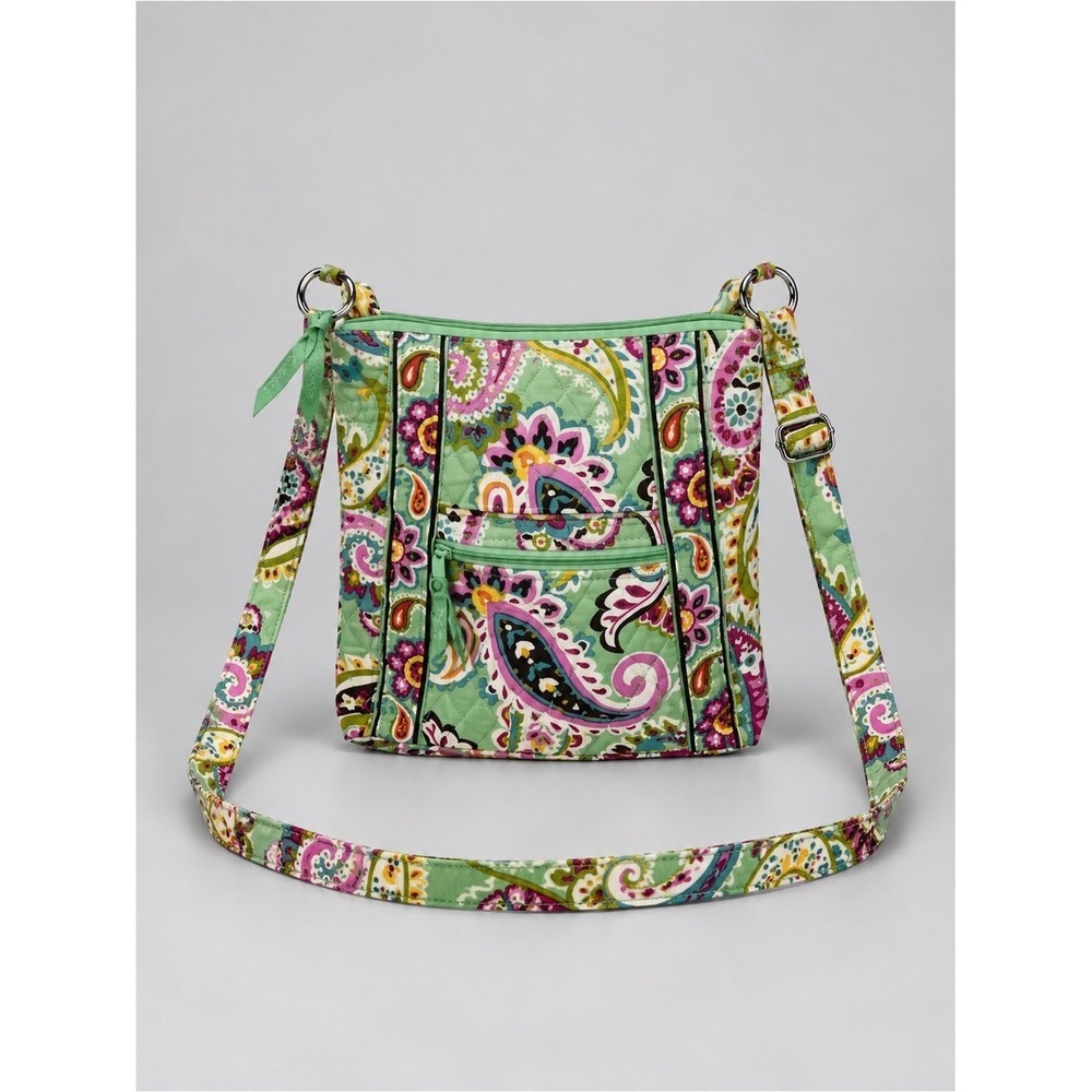 Vera Bradley Tutti Frutti Hipster Crossbody Bag Purse Floral Quilted